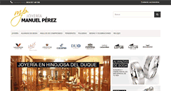 Desktop Screenshot of joyeriamanuelperez.com